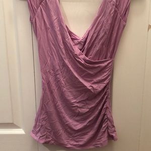 White House black market pink blouse